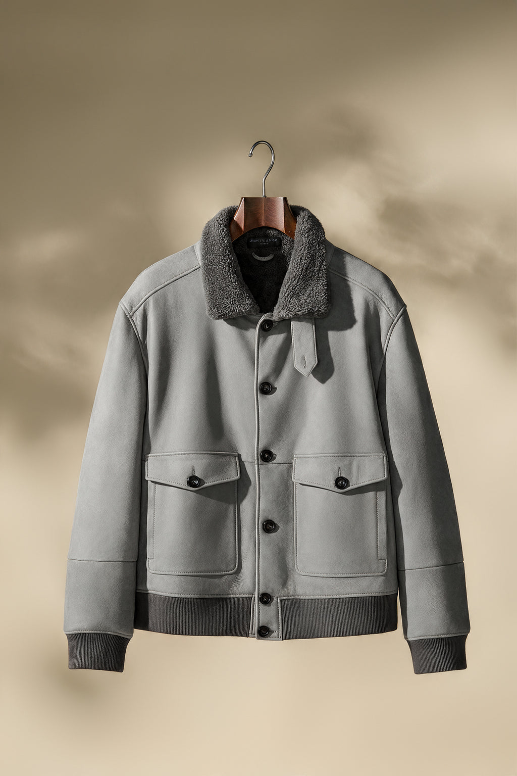 The Belgravia Blouson in Spanish Shearling