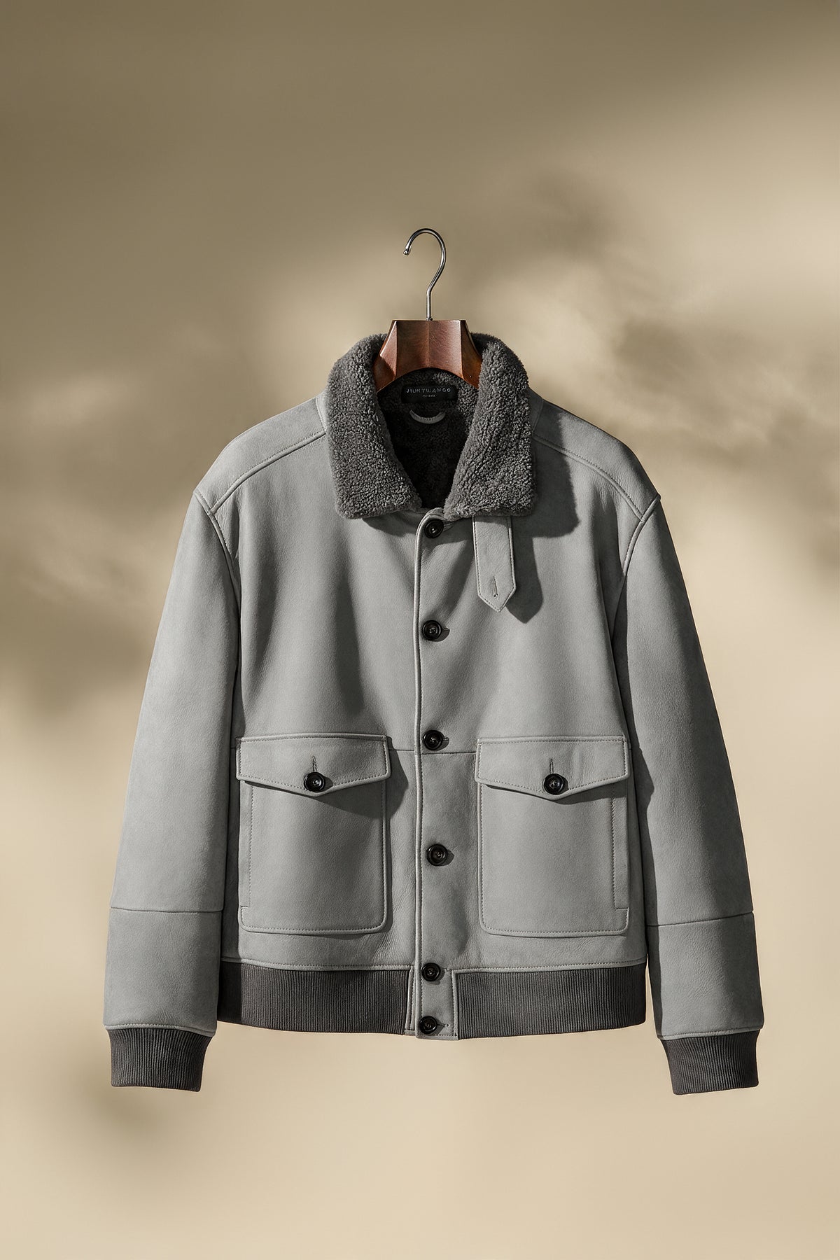 The Belgravia Blouson in Spanish Shearling