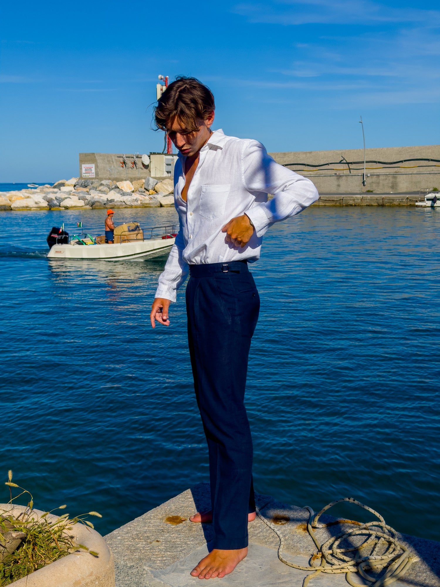 Riviera Linen Trouser