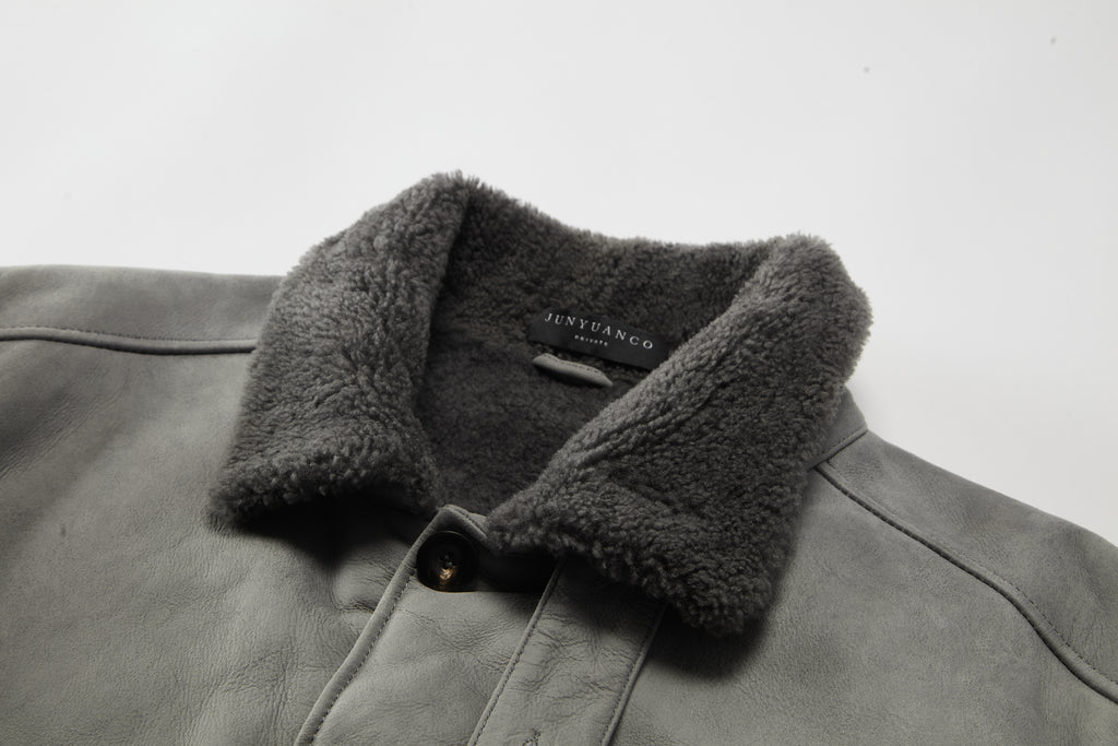 The Belgravia Blouson in Spanish Shearling