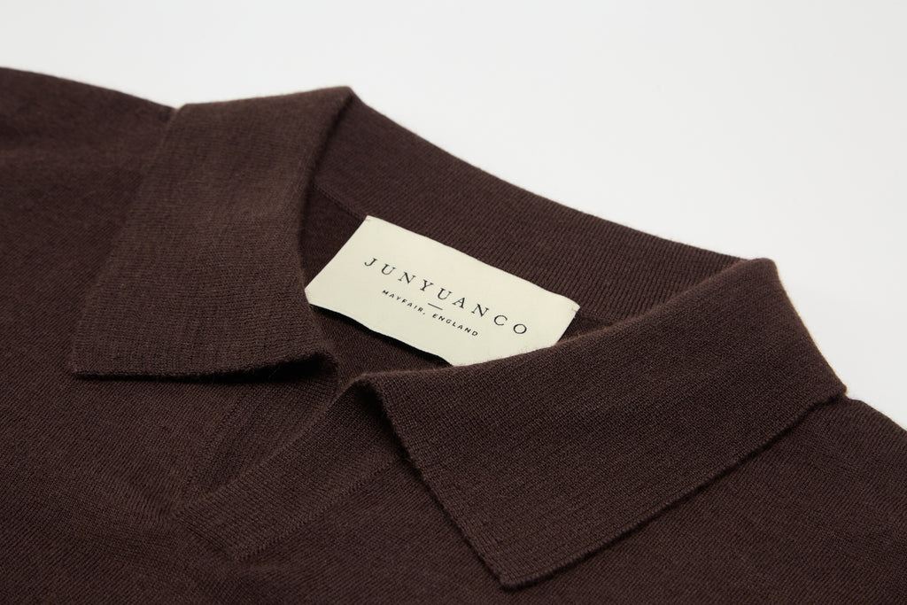 Grosvenor Baby Cashmere Long Sleeve Polo